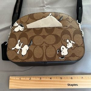 NWOT-Coach snoopy mini bag- Tags are inside bag to small for me- was never used
